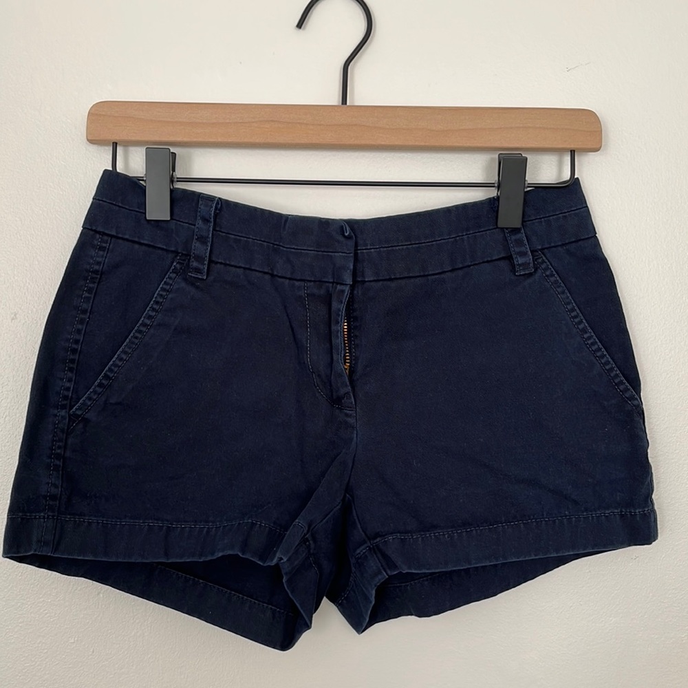 Navy J.Crew Chino Short